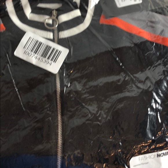 (L) Fashion Nova Black Racer Jasmine Romper - Picture 6 of 6